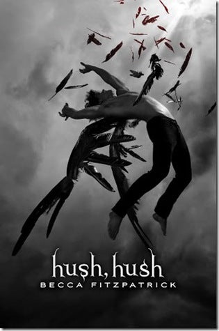Book cover of Hush, Hush by Becca Fitzpatrick