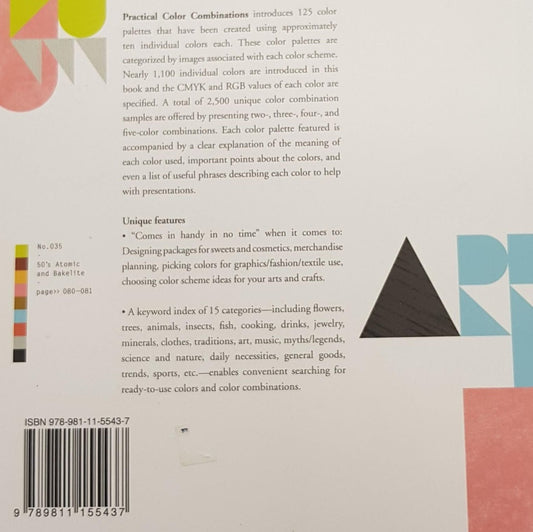 Book cover of Practical Color Combinations by Naomi Kuno