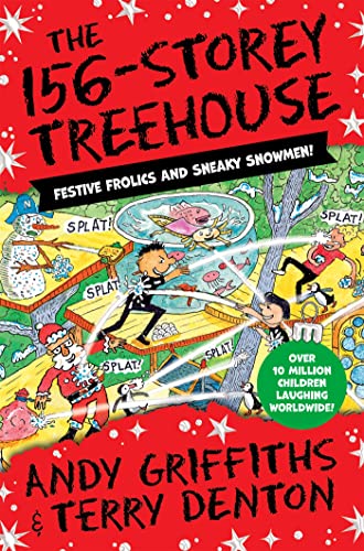 Book cover of The 156-Storey Treehouse by Andy Griffiths