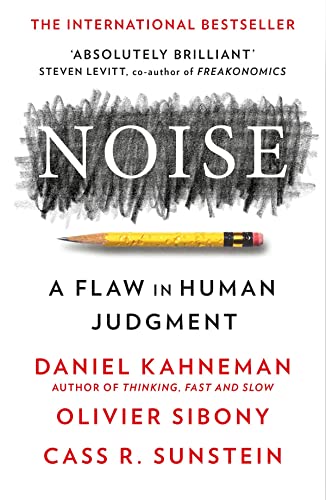 Book cover of Noise by Daniel Kahneman