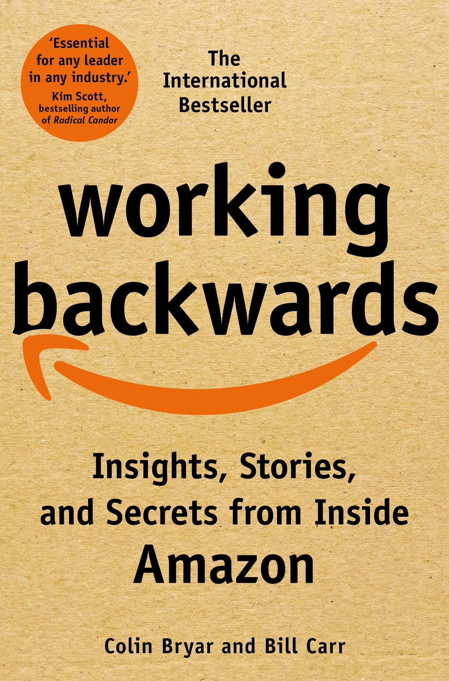 Book cover of Working Backwards by Bryar Colin & Carr