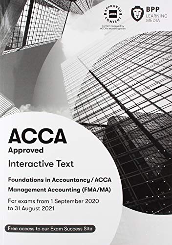 Book cover of FIA Found in Mgmt Account FMA ACCA F2 by BPP Learning Media