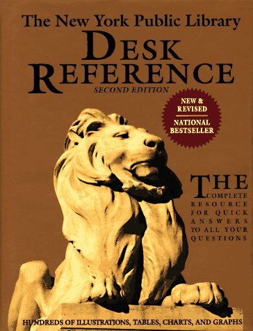 Book cover of The New York Public Library Desk Reference by New York Public Library
