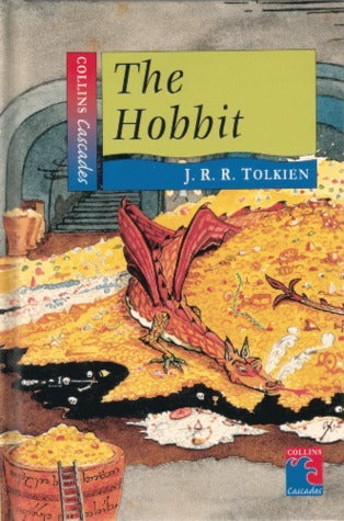Book cover of The Hobbit by J.R.R. Tolkien