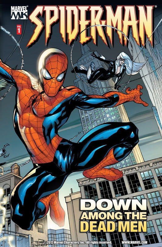 Book cover of Marvel Knights: Spider-Man, Vol. 1: Down Among the Dead Men by Mark Millar, Terry Dodson (Artist)