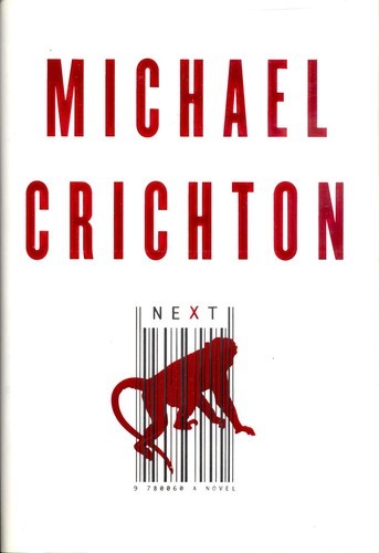 Book cover of Next by Michael Crichton