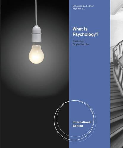 Book cover of What Is Psychology? PsykTrek 3.0 by Susann Doyle-Portillo