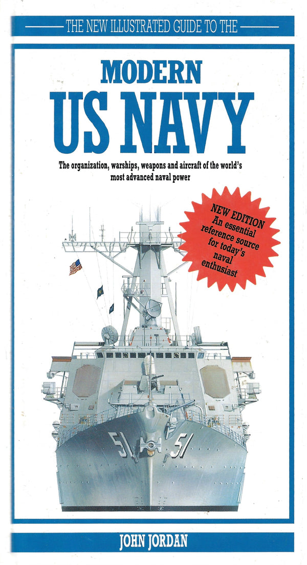 Book cover of The New Illustrated Guide to the Modern US Navy by John Jordan