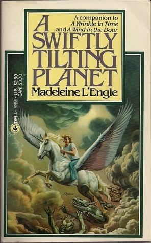 Book cover of A Swiftly Tilting Planet by Madeleine L'Engle