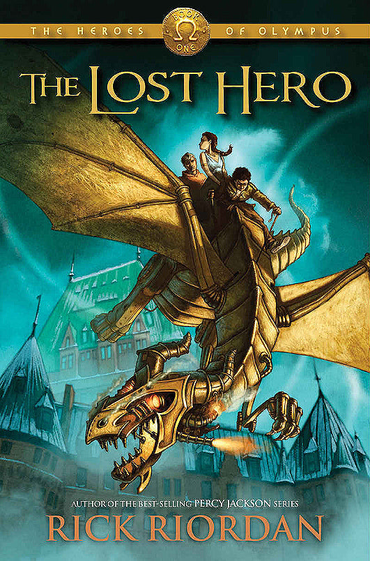 Book cover of The Lost Hero by Rick Riordan
