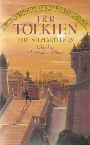 Book cover of The Silmarillion by J.R.R. Tolkien, Ted Nasmith (Illus.)