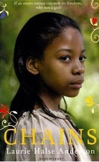 Book cover of Chains by Laurie Halse Anderson