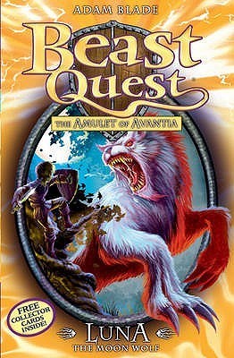Book cover of Luna The Moon Wolf by Adam Blade