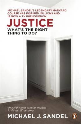 Book cover of Justice: What's the Right Thing to Do? by Michael J. Sandel