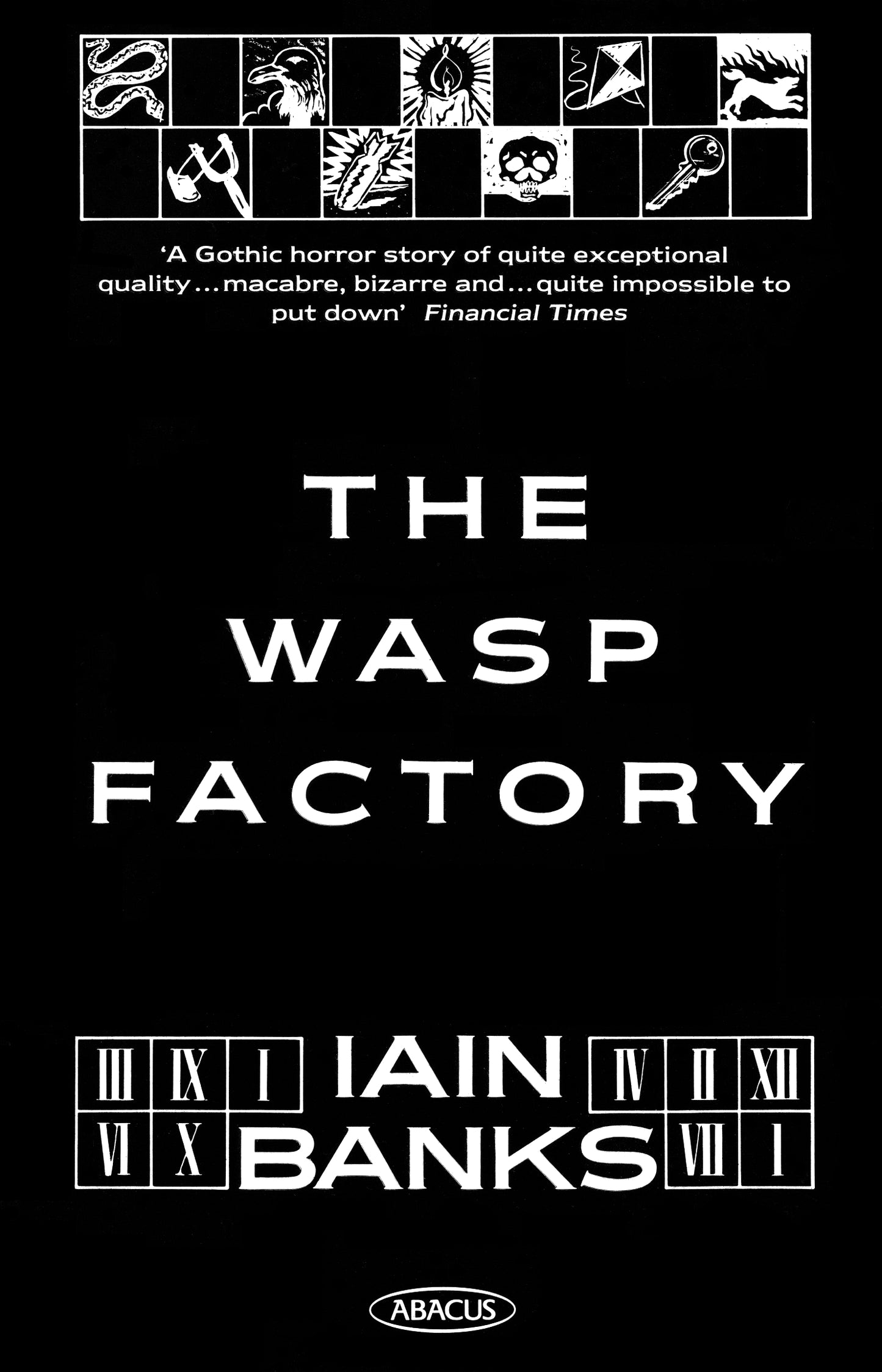 Book cover of The Wasp Factory by Iain Banks