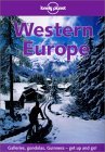 Book cover of Western Europe by Bryn Thomas, Lonely Planet