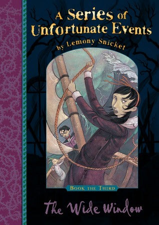 Book cover of The Wide Window by Lemony Snicket, Brett Helquist (Illus.)