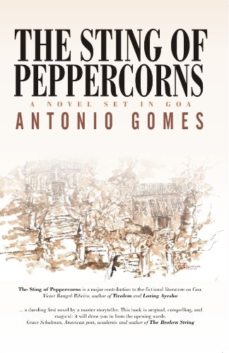 Book cover of The Sting of Peppercorns by Antonio Gomes