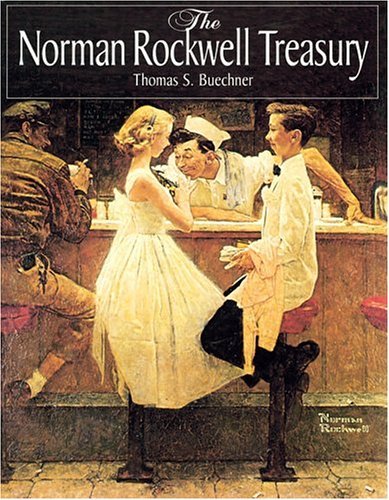 Book cover of Norman Rockwell Treasury by Norman Rockwell, Thomas S. Buechner