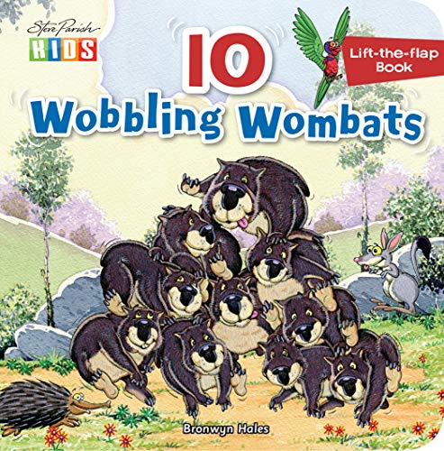 Book cover of 10 Wobbling Wombats by unknown author