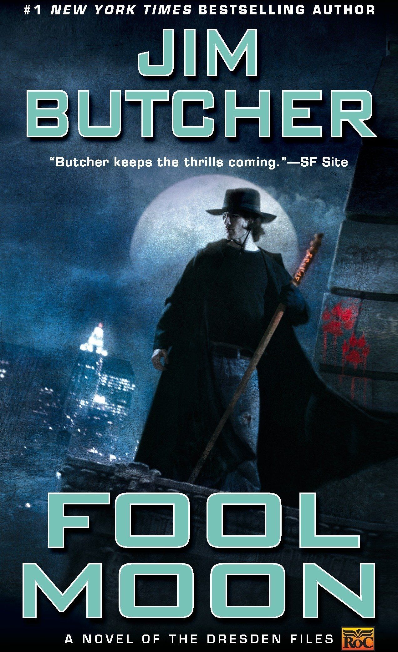 Book cover of Fool Moon by Jim  Butcher