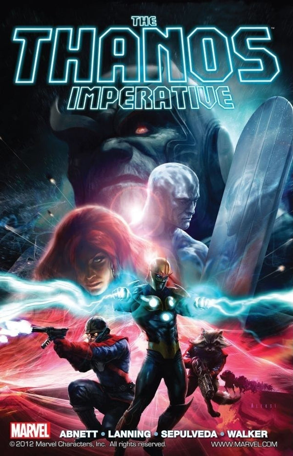Book cover of The Thanos Imperative by Dan Abnett (Writer), Andy Lanning, Brad   Walker (Illus.)