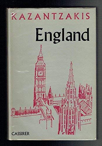 Book cover of England: A Travel Journal by Nikos Kazantzakis