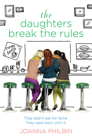 Book cover of The Daughters Break The Rules by Joanna Philbin