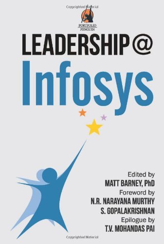 Book cover of Leadership @ Infosys by Matt Barney