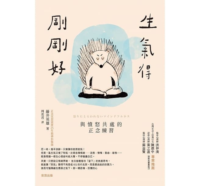 Book cover of 生气得刚刚好：与愤怒共处的正念练习 by 藤井英雄, 未知 (Illus.)